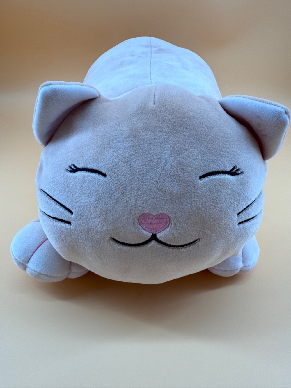 Go! Games Snoozimals 20" Peach Kitty Cat Plush Toy
